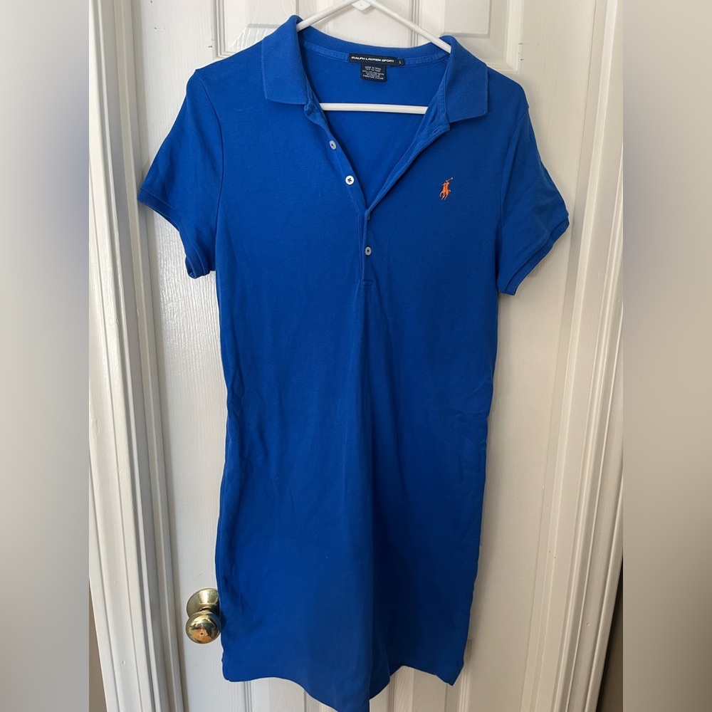 Ralph Lauren Royal Blue Sport Dress 100%cotton